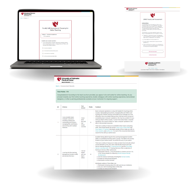 UNMC Faculty Self Assessment Computer